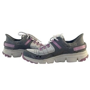 Skechers Hands-Free Slip-ins Summits AT Womens 7 Gray Pink Shoes 180147 MINT